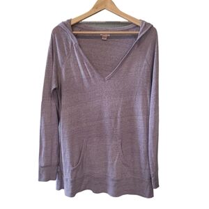 Mossimo Supply Co. slouchy hoodie v-neckline kangaroo pocket cozy relaxed